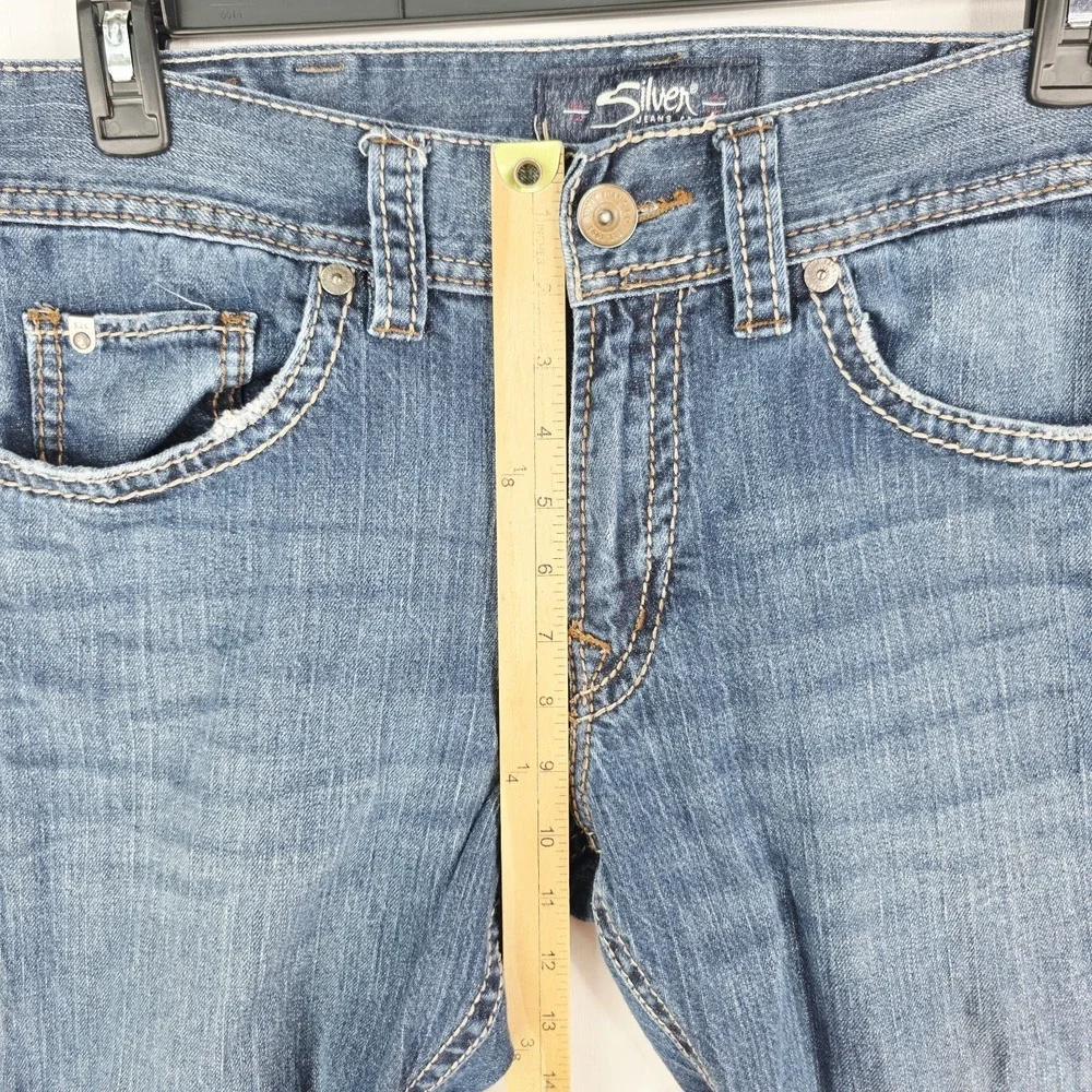 Silver Jeans Co Zac Men 32x30 Relaxed Straight Red Line Selvedge Denim M4408